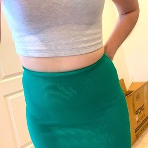 H&M ribbed body con skirt